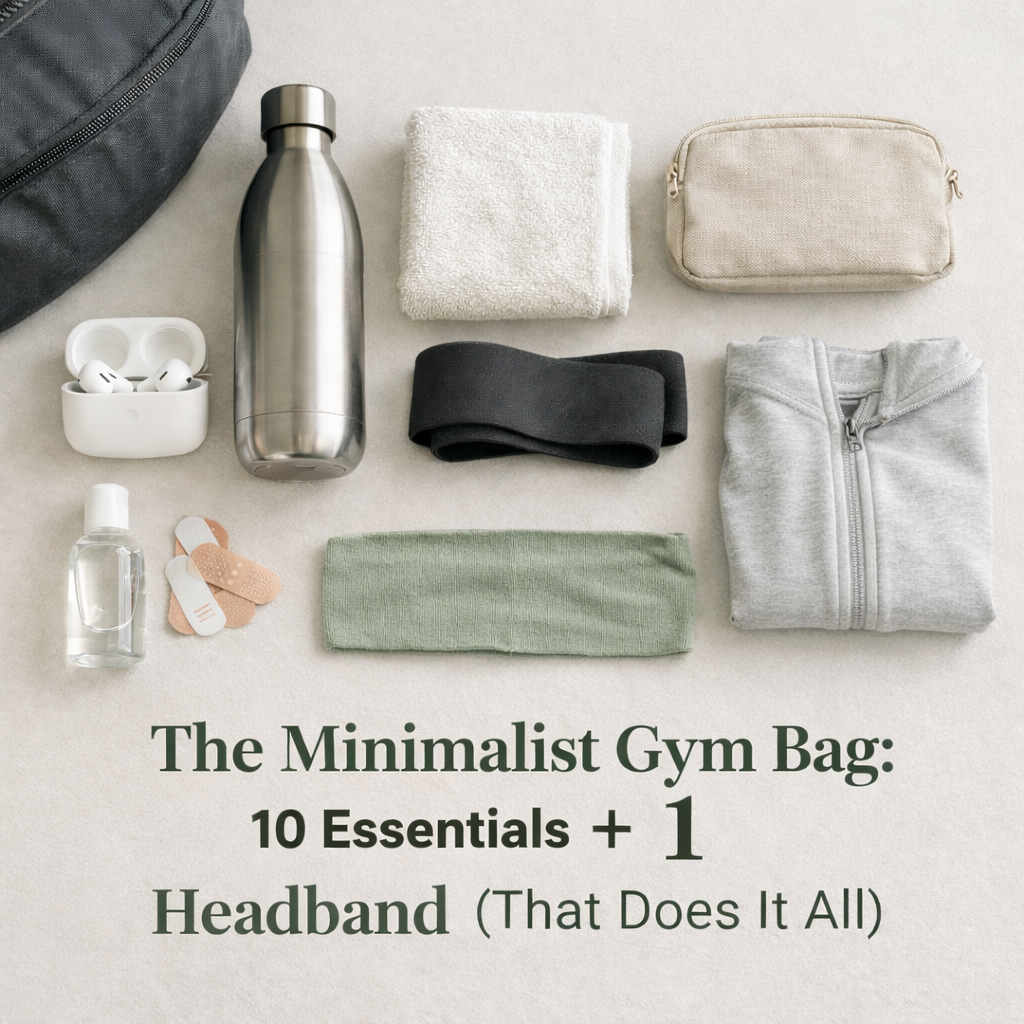The Minimalist Gym Bag: 10 Essentials + 1 Headband (That Does It All)