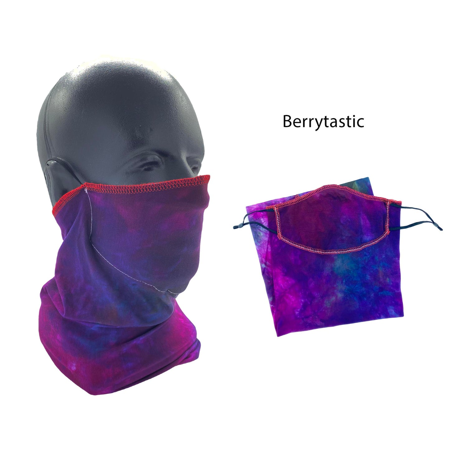 Triple Layer Bamboo Neck Gaiter Face Mask - Pick a Color - Performance Bamboo Headband / Scarf/ Balaclava / Tube Scarf - Organic Clothing